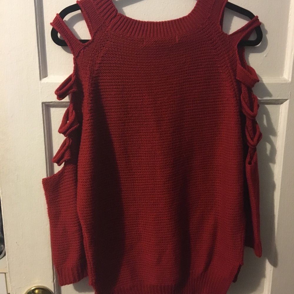 Red sweater